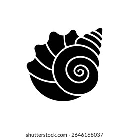 Seashell with Spiral Pattern for Beach and Coastal Beauty