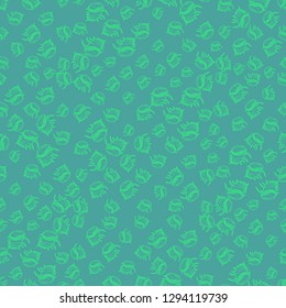 Seashell summer background - marine seamless pattern.