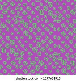 Seashell summer background - marine seamless pattern.