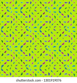 Seashell summer background - marine seamless pattern.