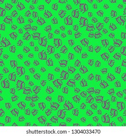 Seashell summer background - marine seamless pattern.
