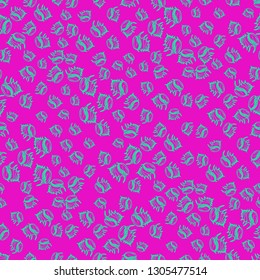 Seashell summer background - marine seamless pattern.