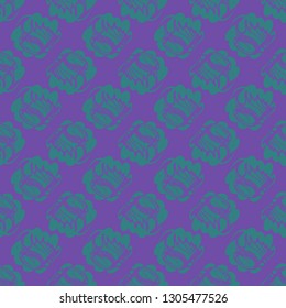Seashell summer background - marine seamless pattern.