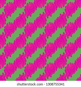 Seashell summer background - marine seamless pattern.