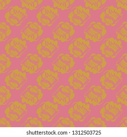 Seashell summer background - marine seamless pattern.