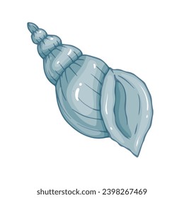 Seashell. Summer marine decor. Vector graphics.