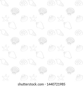 Seashell texture pattern gold color