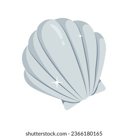 Seashell vector colorful Stickers icons Design illustration. EPS 10 File