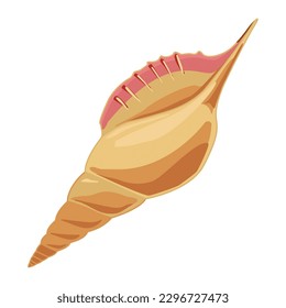 seashell vector illustration logo icon clipart vector, wedding, beach,