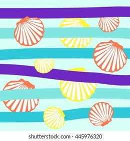 Seashell Vector Pattern