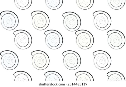 Seashell vector seamless summer pattern