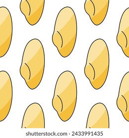 Moluscos conchas. Caracoles con conchas. Fondo De Patrón Sin Costura De Verano. Animales del mar. Mariscos de colores. Impresión para ropa de niños y adultos. Dibujado a mano ilustración vectorial.