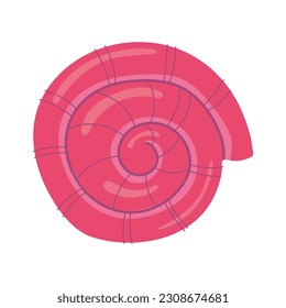 Seashells. Shell minimalist outline icon. Vector illustration