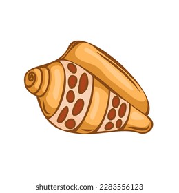 Seashells underwater icon, vector illustration.Summer concept with seashells and starfish.