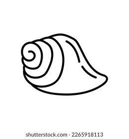 Muscheln Vektorgrafiken handgezeichnet Illustrationen. Muschelschelmarktsymbol