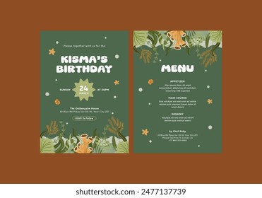 Seashore Birthday Invitation Template**_ is clean, modern, simply style, and moreover it’s friendly use. It’s Quick And Easy to use to save your time.