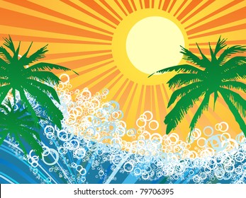 seaside background