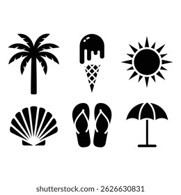 seaside fun with surfboard clipart