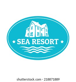 Seaside Real Estate Logo Template