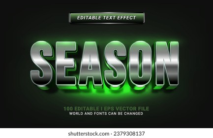 Texteffekt im Stil der Saison 3