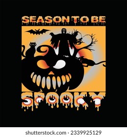 Season to be spooky 11 t-shirt design. Here You Can find and Buy t-Shirt Design. Digital Files for yourself, friends and family, or anyone who supports your Special Day and Occasions.