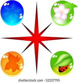 season buttons