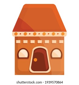 Season gingerbread icon. Cartoon of season gingerbread vector icon for web design isolated on white background