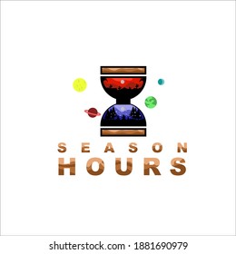Vector de diseño de logotipos de temporada