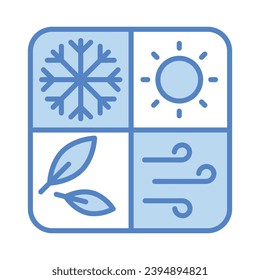 Icono de temporada aislar ilustración de material vectorial de fondo blanco