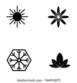 season icon set