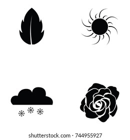 season icon set