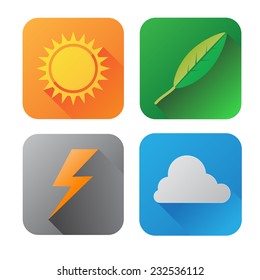 Season icon for use your design with EPS10