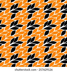 Season leaves seamless pattern-model for design of gift packs, patterns fabric, wallpaper, web sites, etc.