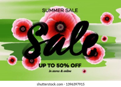 Season sale banner template. Vector illustration for website and mobile website banners, posters, email and newsletter designs, ads, coupons, promotional material