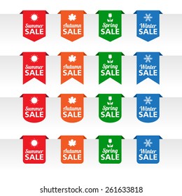 Season sale paper tag labels