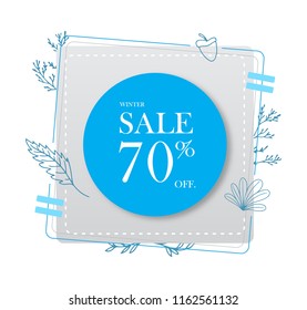 Season Sale Vector
