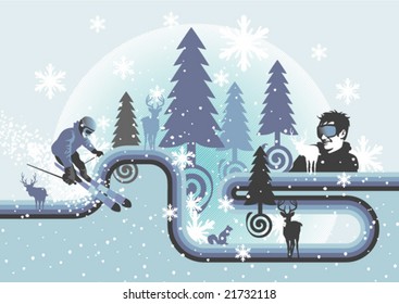 Season series: Winter wonder land.