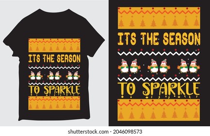 ITS THE SEASON TO SPARKLE T-SHIRT DESIGN