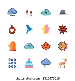 season vector icon set