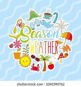 season weather card