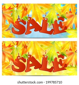 Seasonal autumn sale 