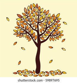 seasonal autumn tree