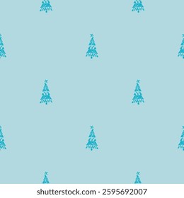Seasonal christmas tree vector background. Decorative festive winter foliage for yuletide all over pattern. 