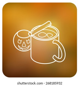Seasonal drinks: hot cocoa/chocolate in autumn.