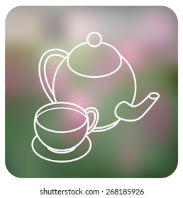 Seasonal drinks: tea in spring.