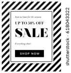 
Seasonal sale background with elegant black and white colour. Vector illustration template, banners, Wallpaper, flyers, invitation, posters, brochure, voucher discount. Up to 50% off design.
