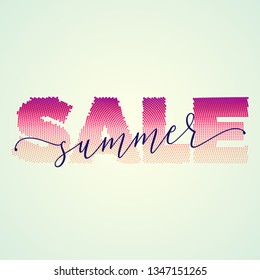 Seasonal sale text template. Modern text composition for banner or promotional design  template.