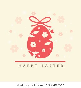 Seasonal spring background. Happy Easter card for celebration da