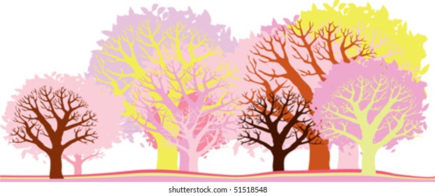 seasonal tree spring