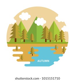 seasonal weather landscape icon